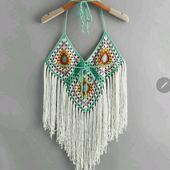 Tied Backless Colorblock Asymmetric - Picture 2 of 5